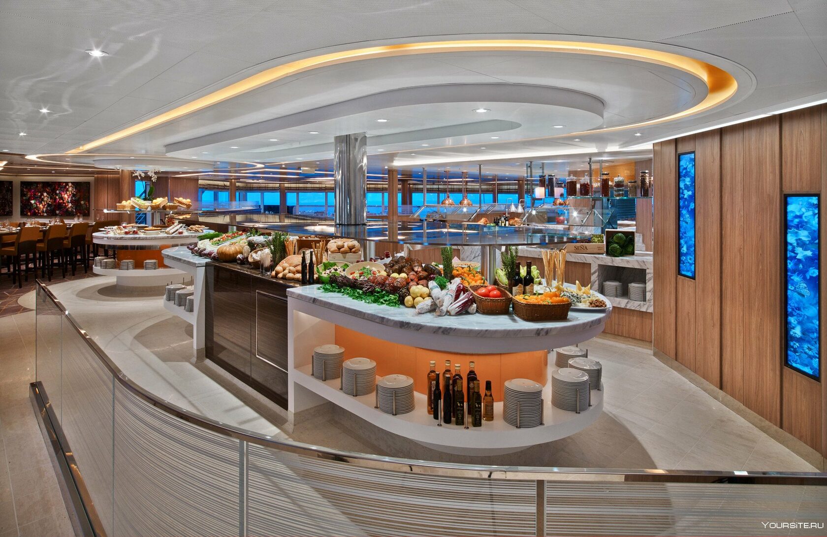 Meals during the cruise