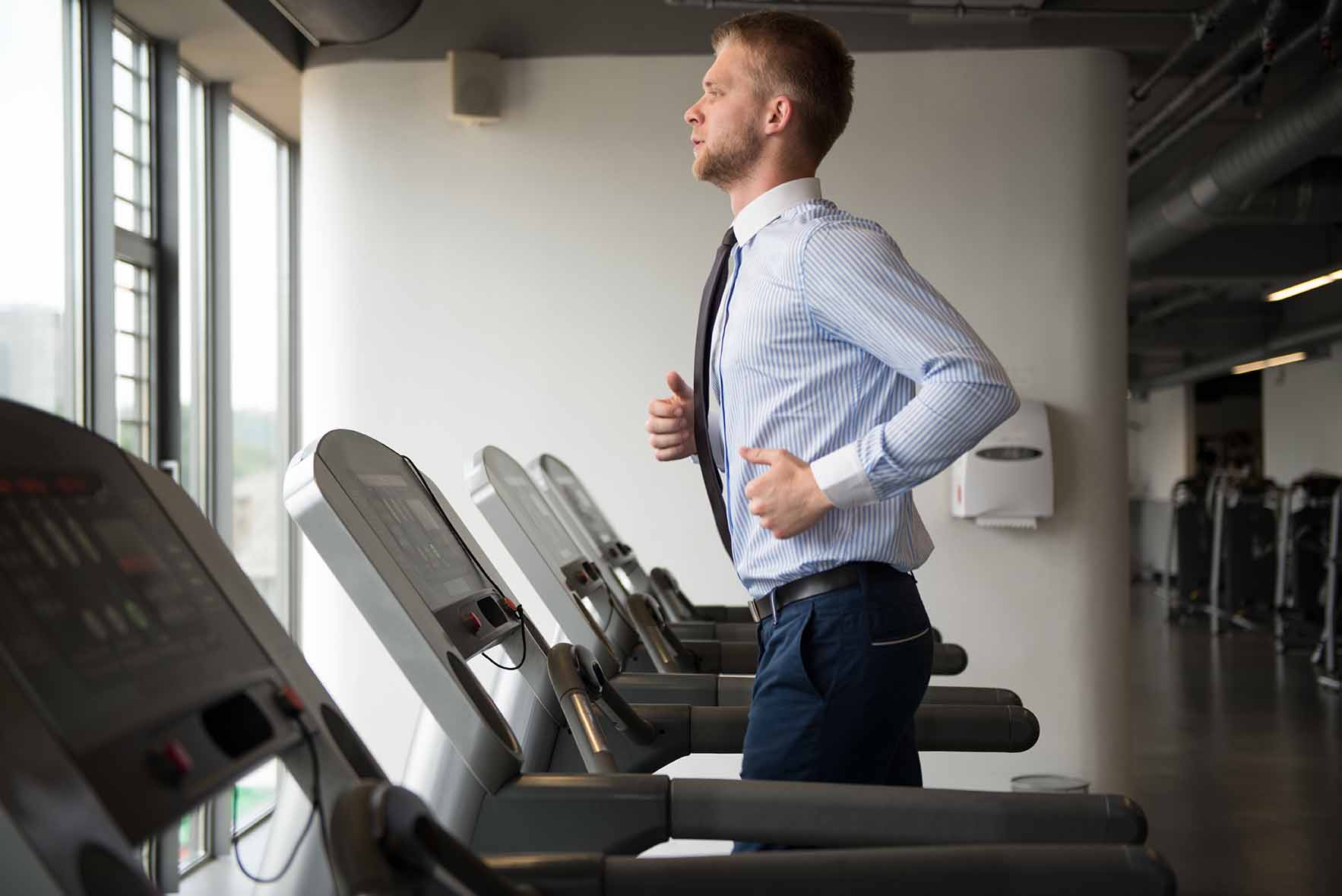 Man on a Treadmill