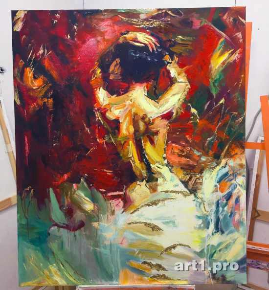 картина маслом ню, большие картины купить, картины на заказ, картины эротика