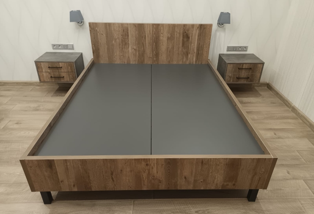 Кровать в стиле лофт. Мебель для дома и квартиры.