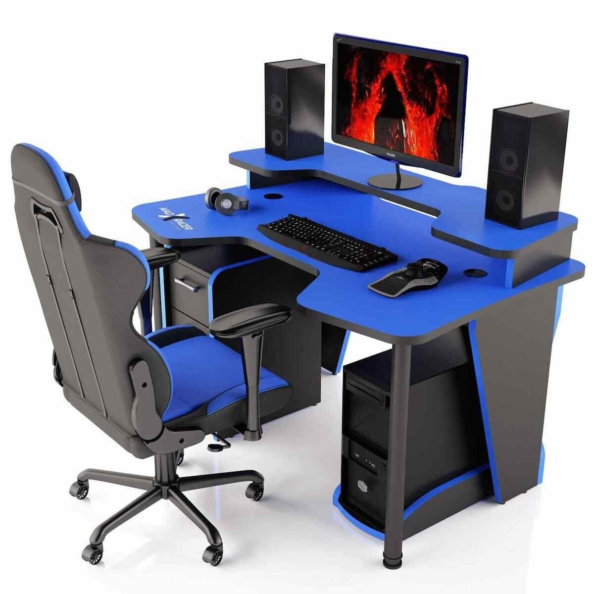 угловой геймерский компьютерный стол