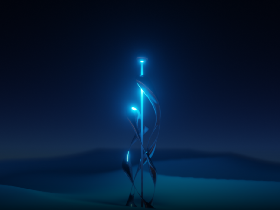 Mercury — интерактивная звуковая скульптура