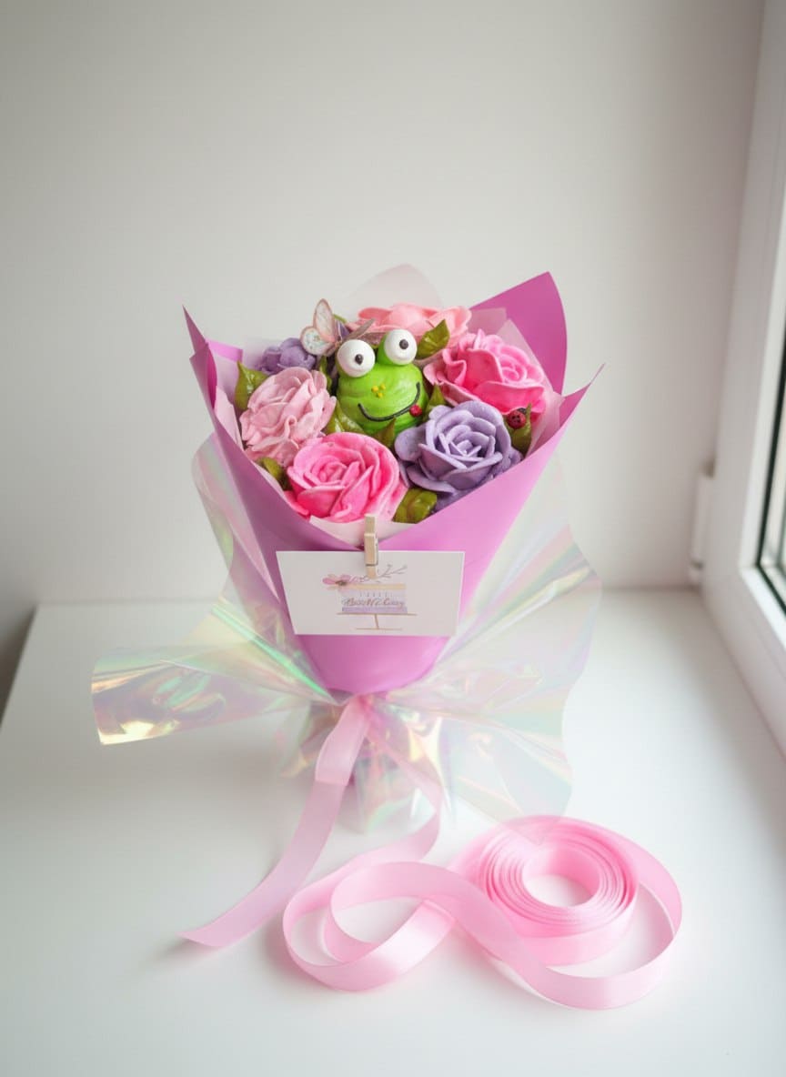 Детский букетик из зефира 2