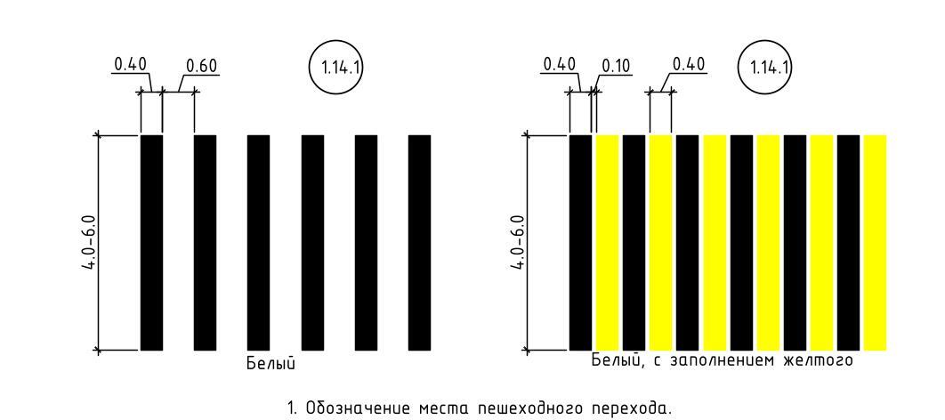 Схема разметки 1.14.1