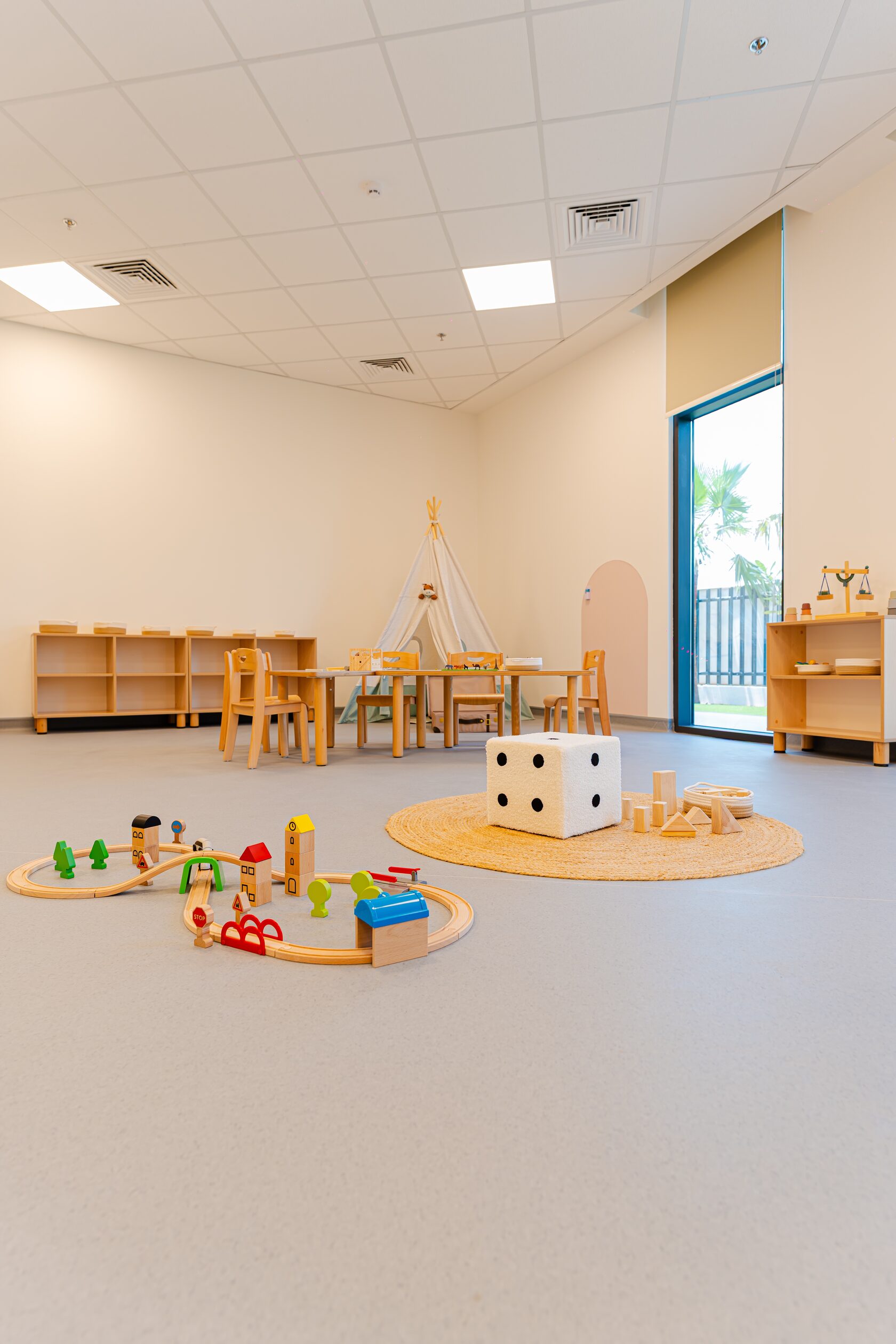Baby room designed for comfort and early development at Paddington Park nursery