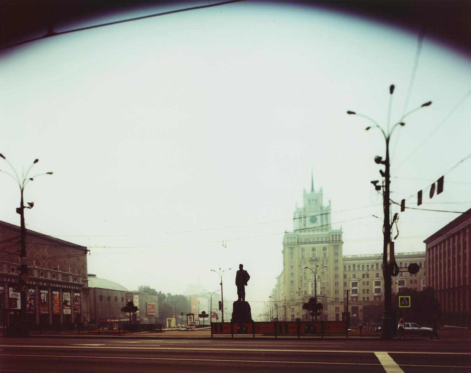 Mayakovsky Square. Hotel Pekin. Moscow. 2010. Color Negative 4×5 inch.