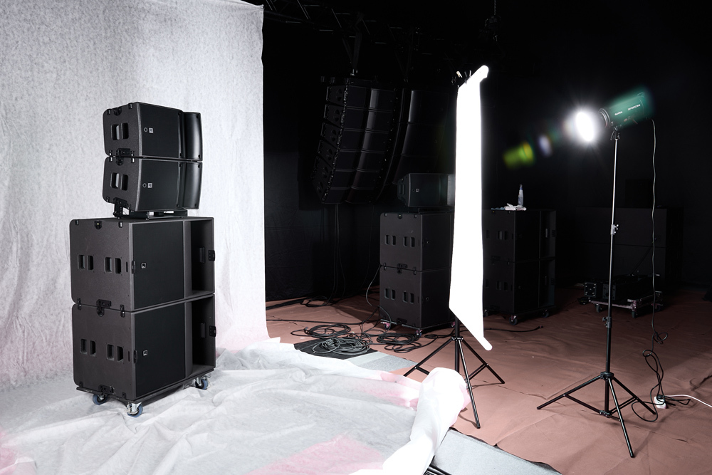 бэкстейдж со съемки акустических систем на выезде