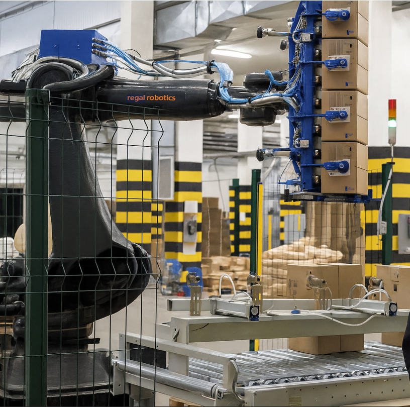 Паллетирование коробок — производитель бытовой химии, кейс Прайд-Автоматикс