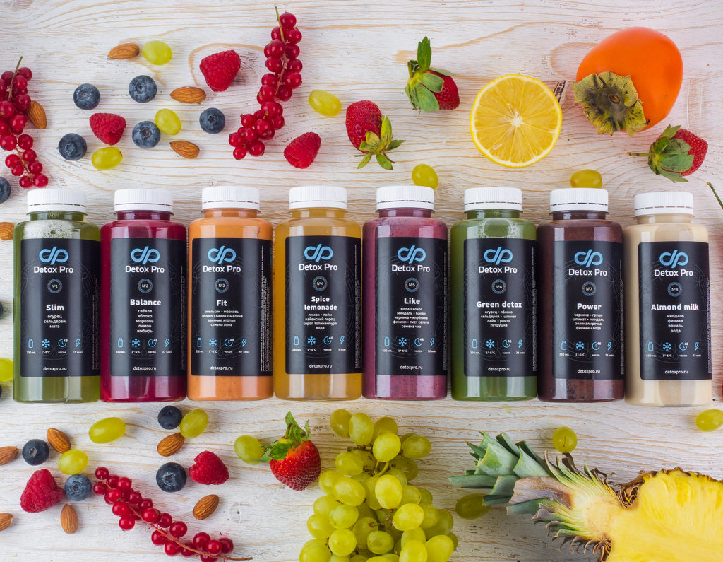 детокс соки. 365 детокс. продукты для детокса.
