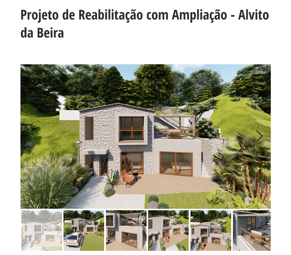 расширение старого дома в Португалии