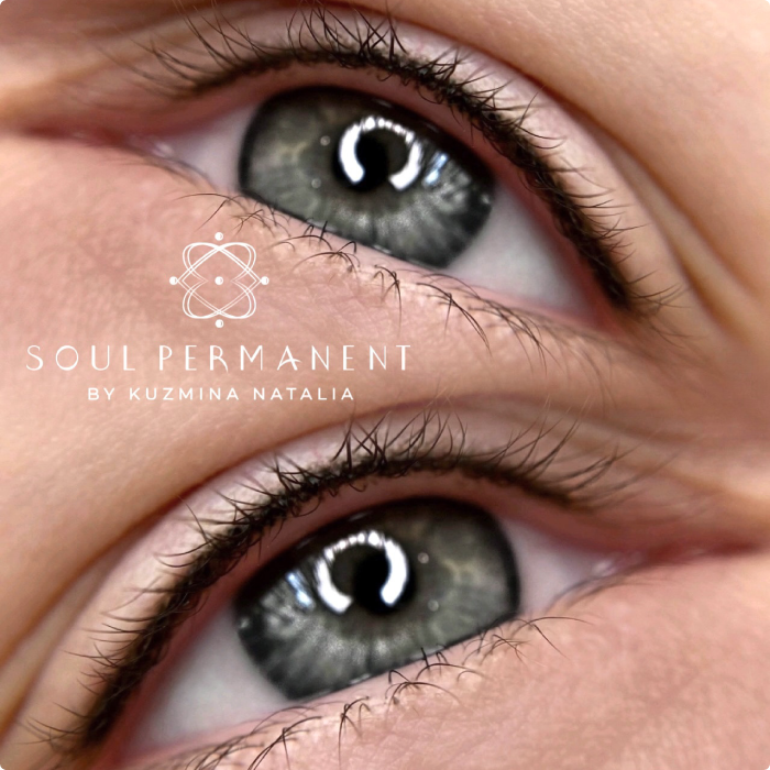 перманентный макияж глаз стрелка Soul Permanent