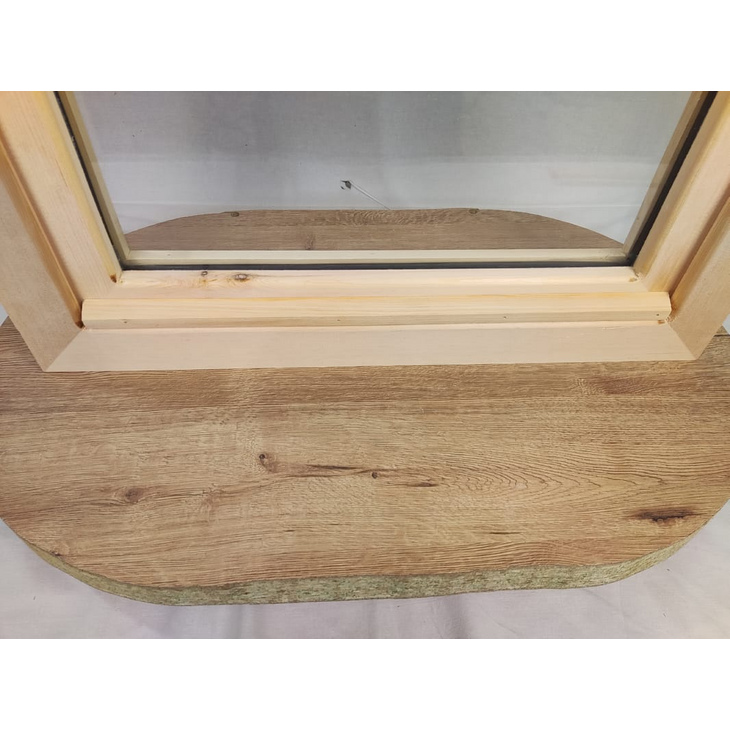 окно кедр прозрачный стеклопакет