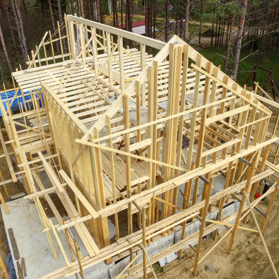Как строят каркасные дома - основные этапы строительства