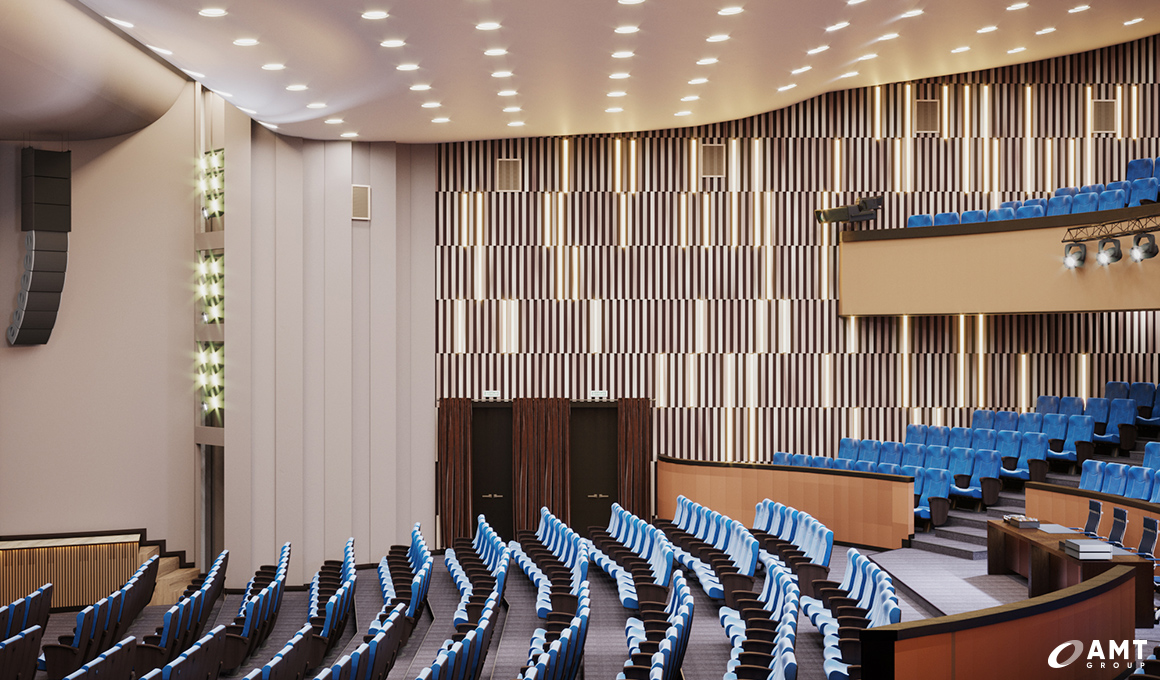 Зрительный зал Дворца культуры ЗФ ПАО ГМК «Норильский никель»