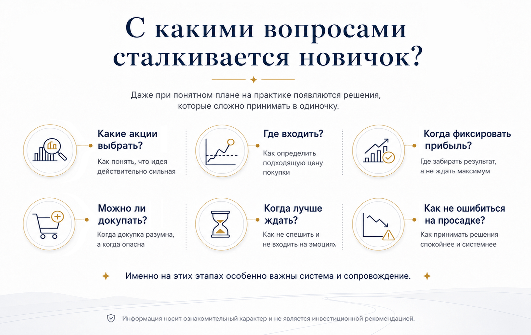 С какими вопросами сталкивается новичок?