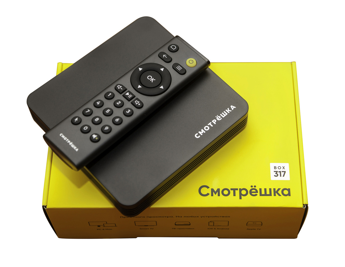 Приставка- Смотрешка Android TV Box CX-r9 SB-317 - Smotreshka Box