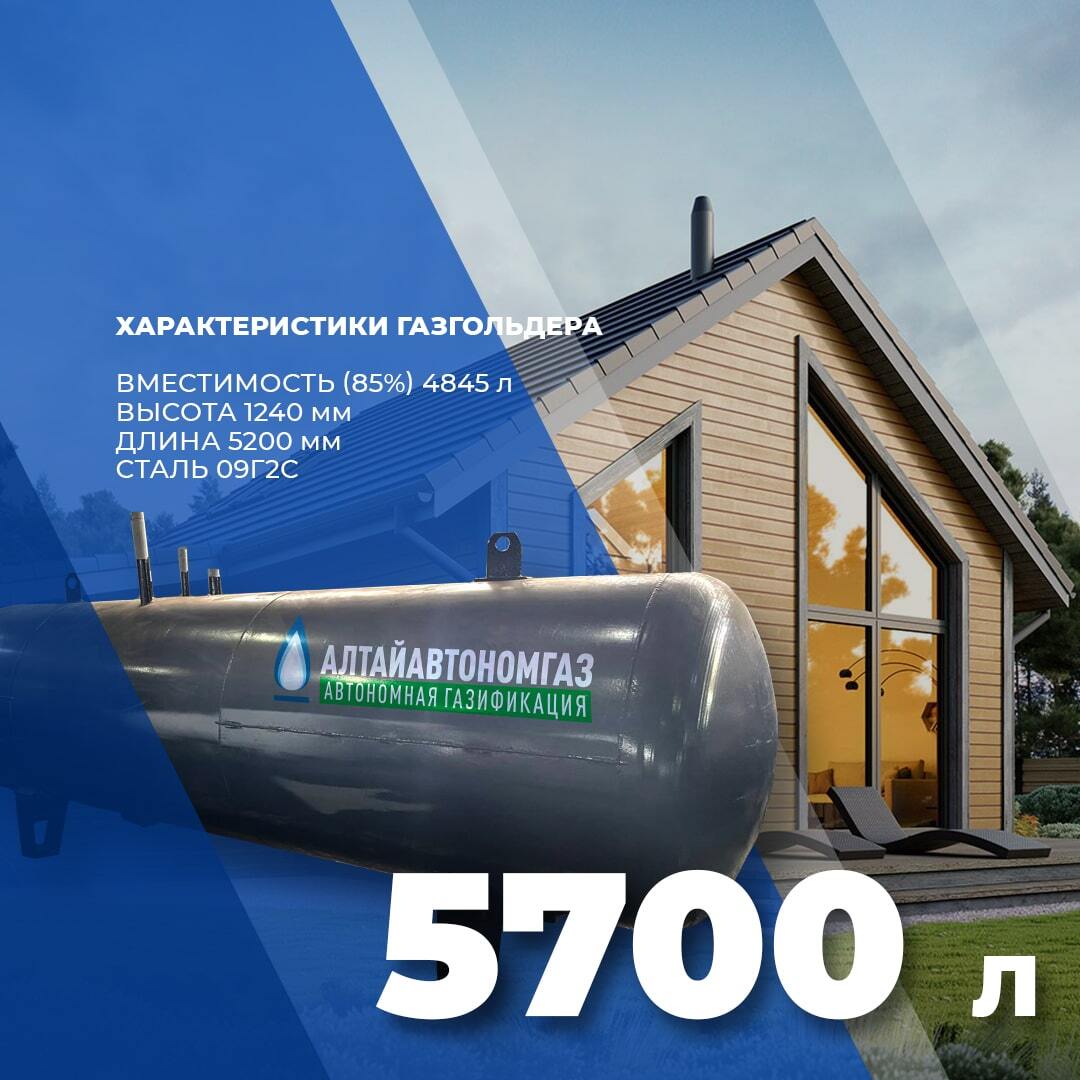 Автономная газификация и продажа газгольдеров