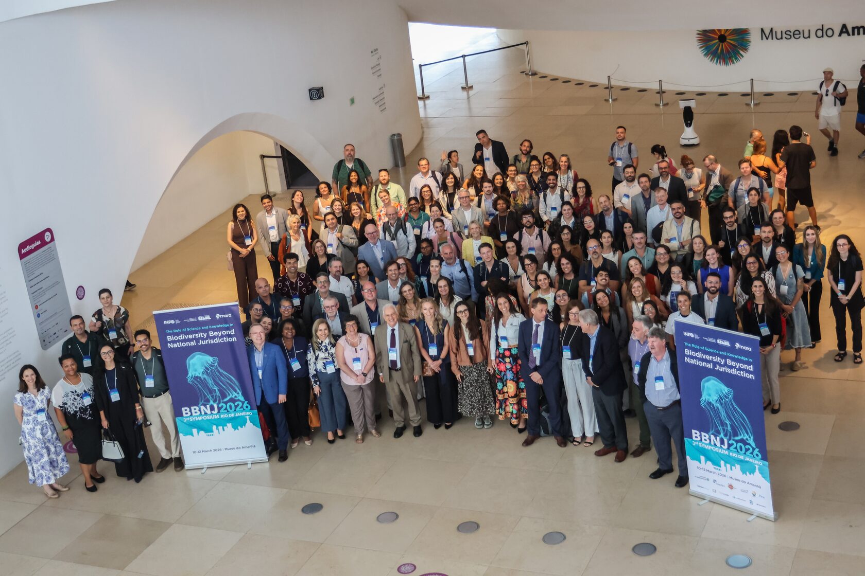 Group photo of attendees at the Third BBNJ Symposium held in Rio de Janeiro, Brazil