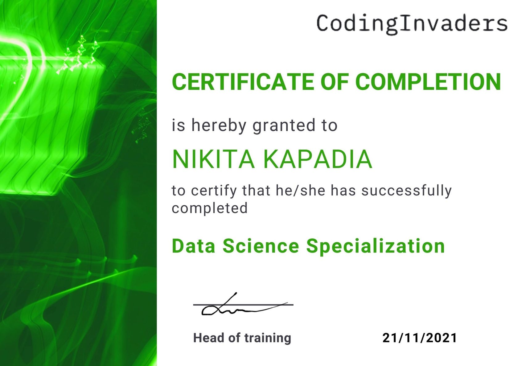 CodingInvaders Jumpstart your career in Data Analytics & Data Science