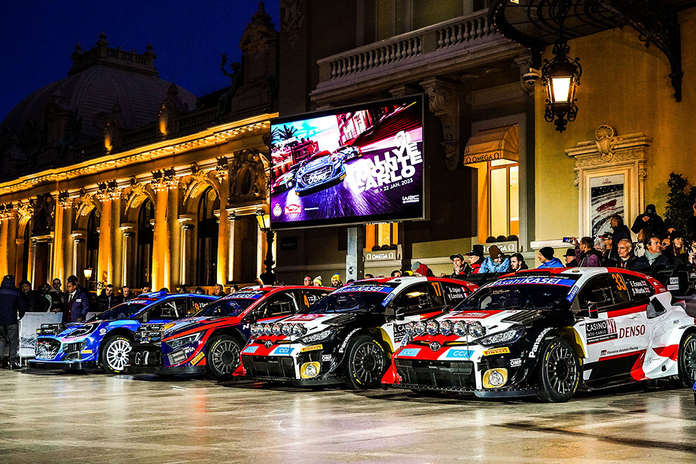 Автомобили участников ралли Монте-Карло 2023/Фото: Jaanus Ree / Red Bull Content Pool