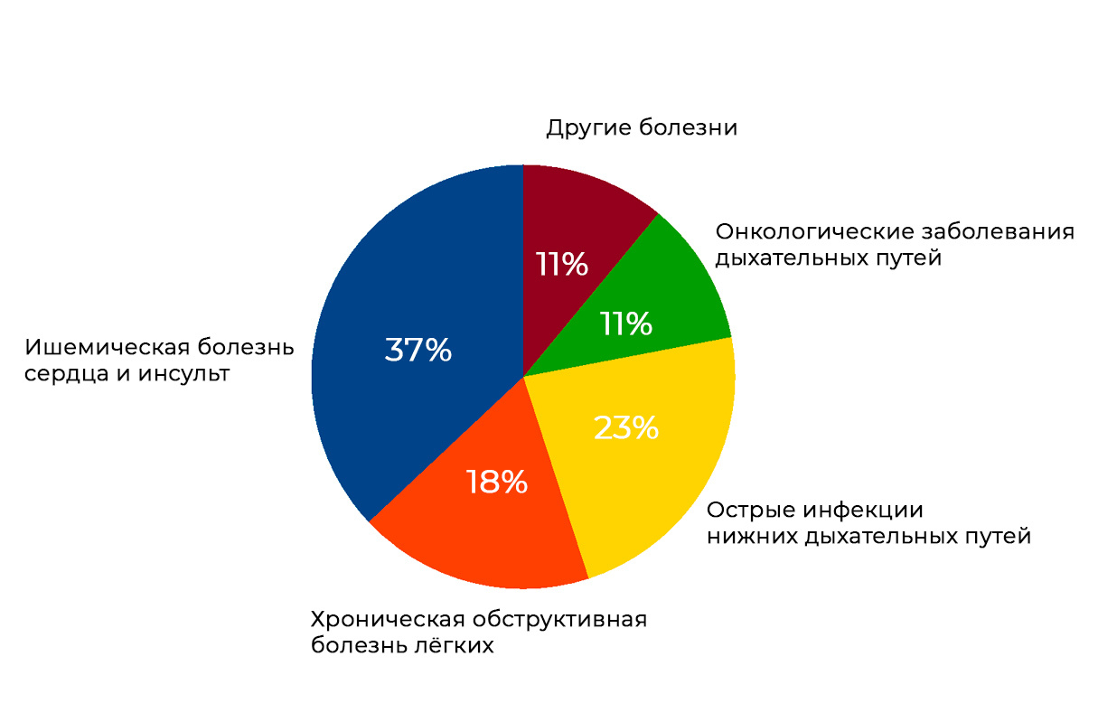 Как загрязнение воздуха влияет на здоровье человека