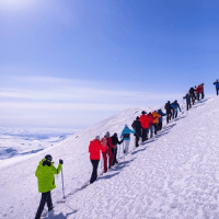 Услышать, как хрустит снег на вулканах Камчатки