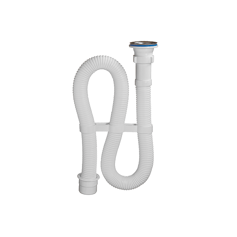 АС-30112 Сифон гофрированный 1 1/2\"х40 мм, белый, удлинённый ...