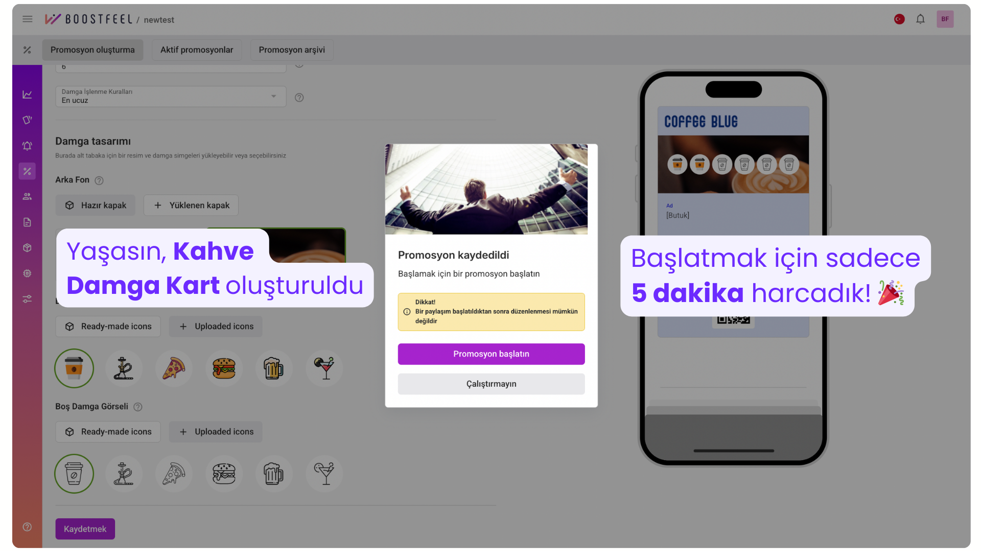 Kahve Sadakat Kartı