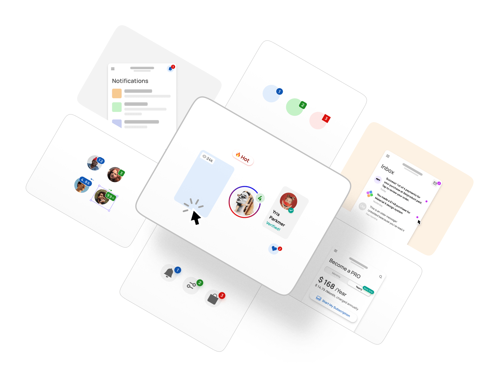 Badge, UI Design & Patterns