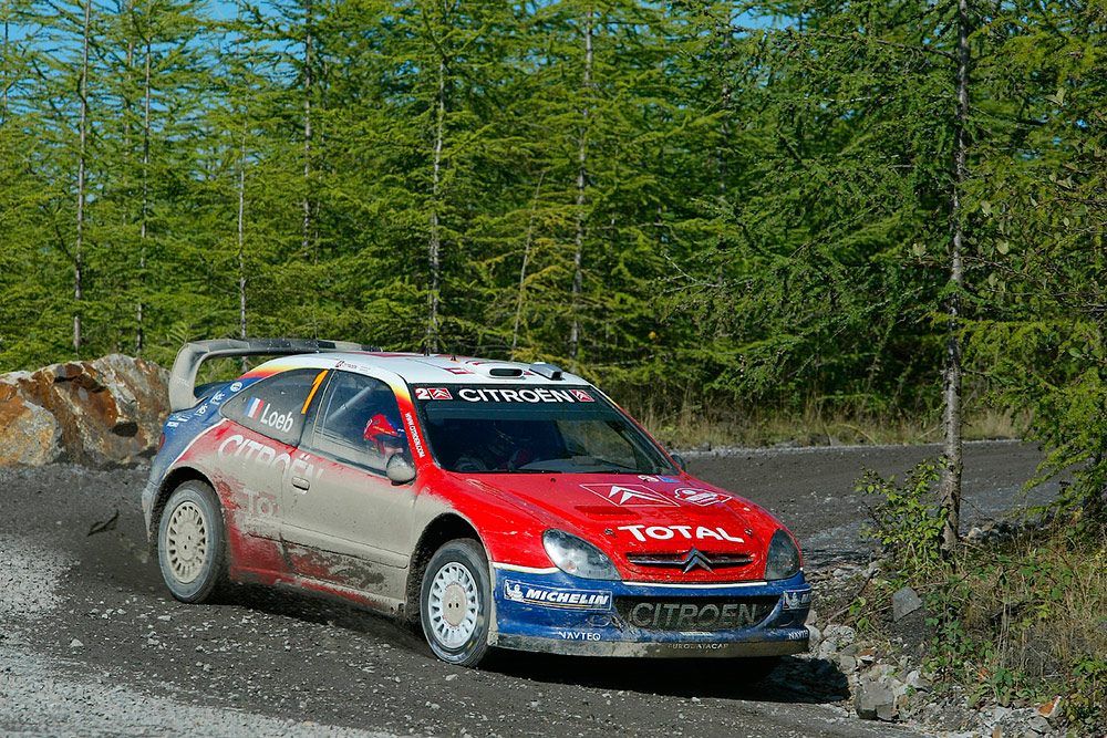 Себастьен Лёб, Citroën Xsara WRC (974 DAM 78), ралли Великобритания 2005/Фото: Citroën Communication