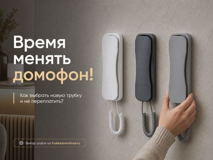Замена трубки домофона в квартире: как выбрать новую модель и не переплатить