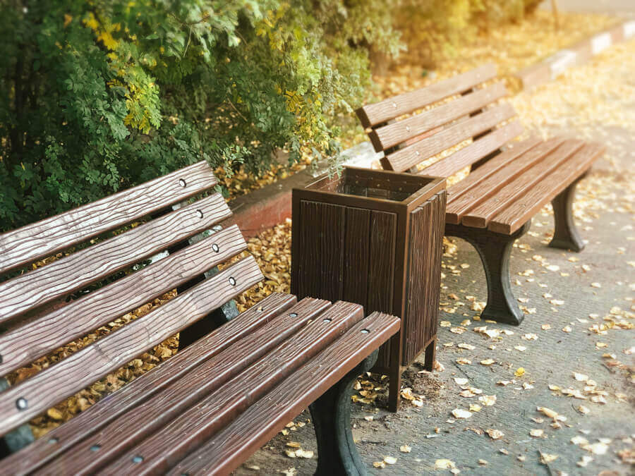 Полимерный профиль для скамеек