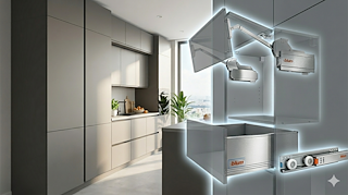 Направляющие Blum с нейлоновыми элементами