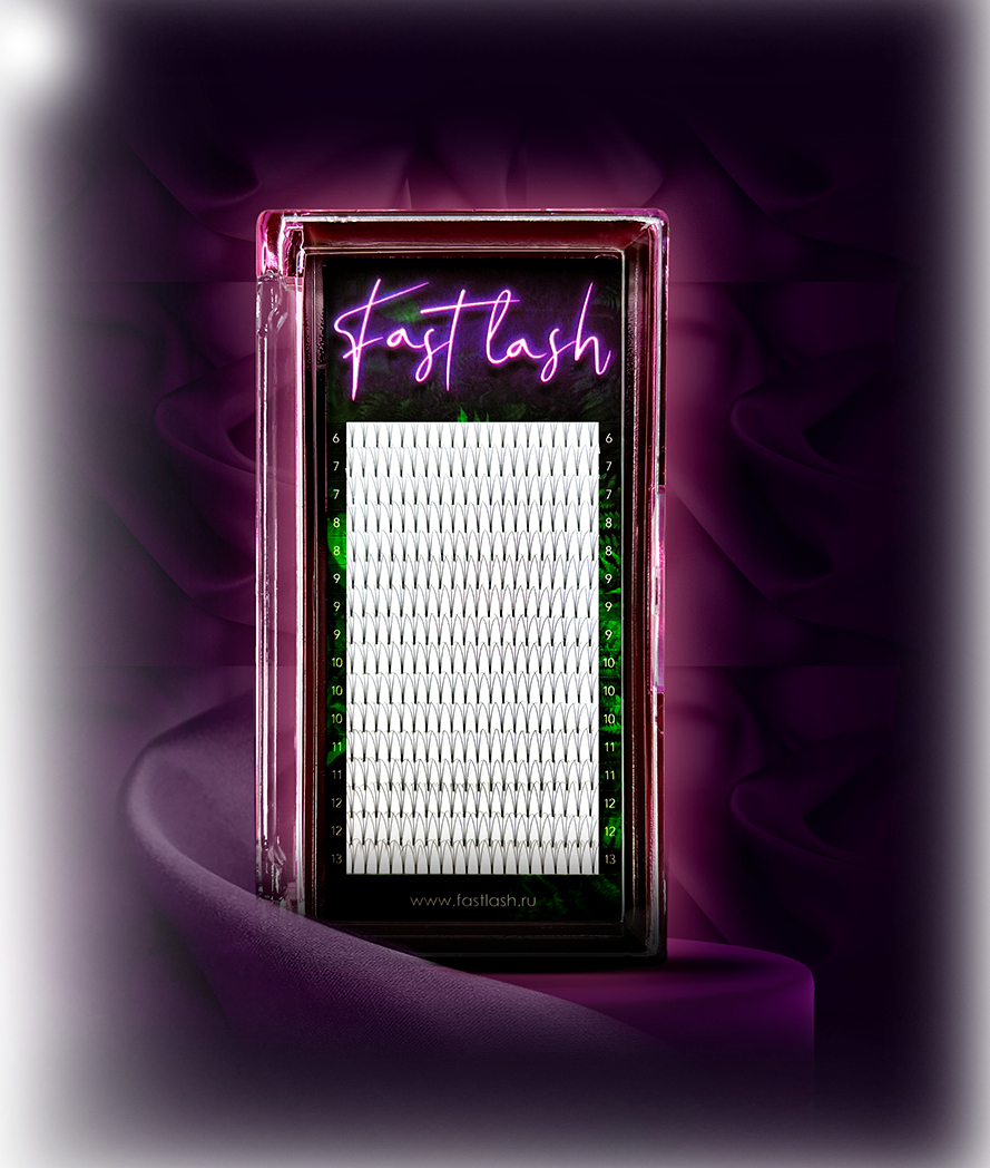 Палетка готовых пучков Fast Lash
