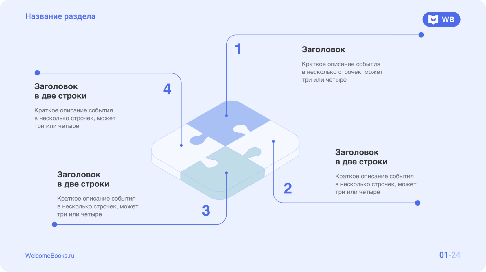 Бесплатный шаблон Welcome Book в PowerPoint с возможностью ...