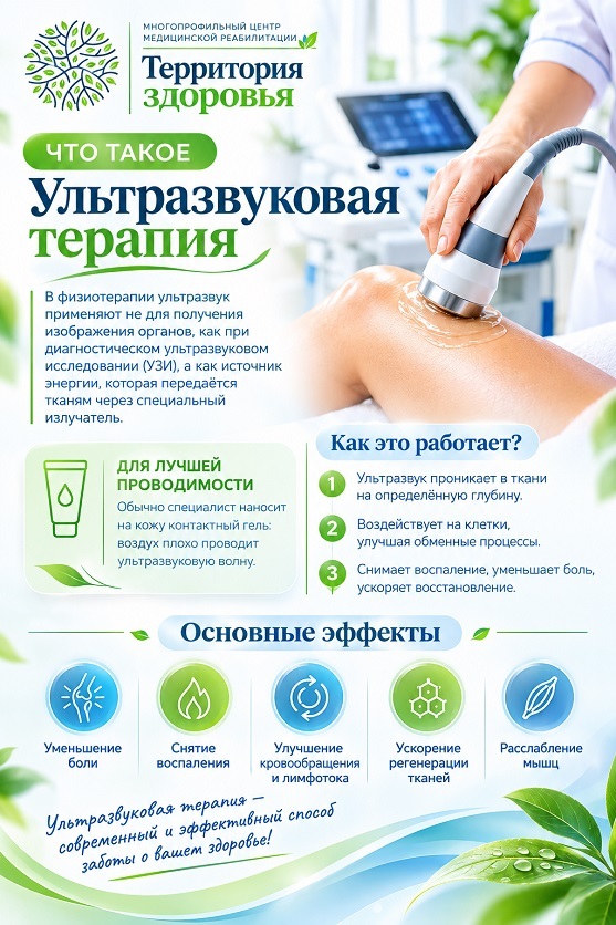 Что такое ультразвуковая терапия
