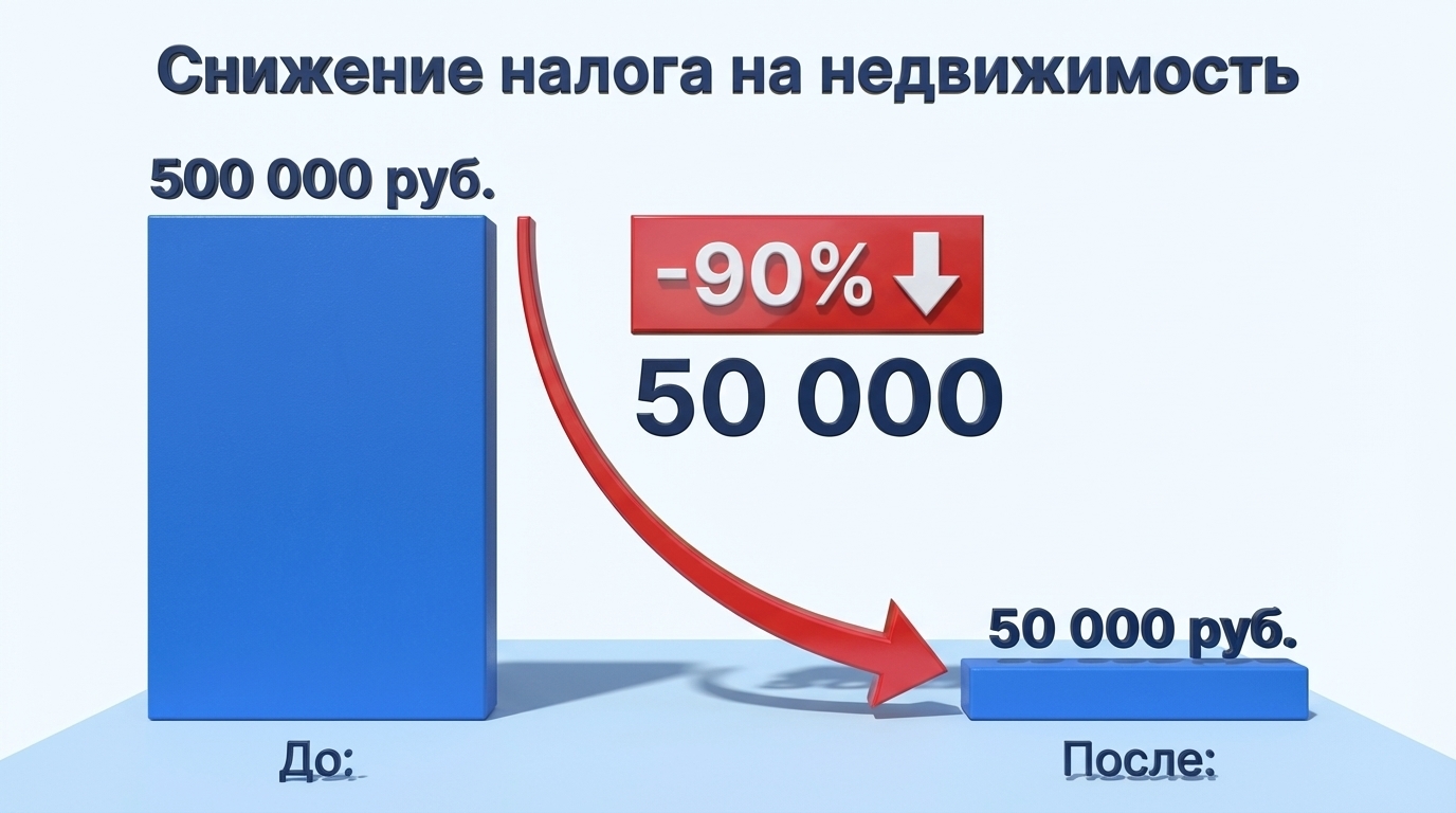 Снижение налога на недвижимость