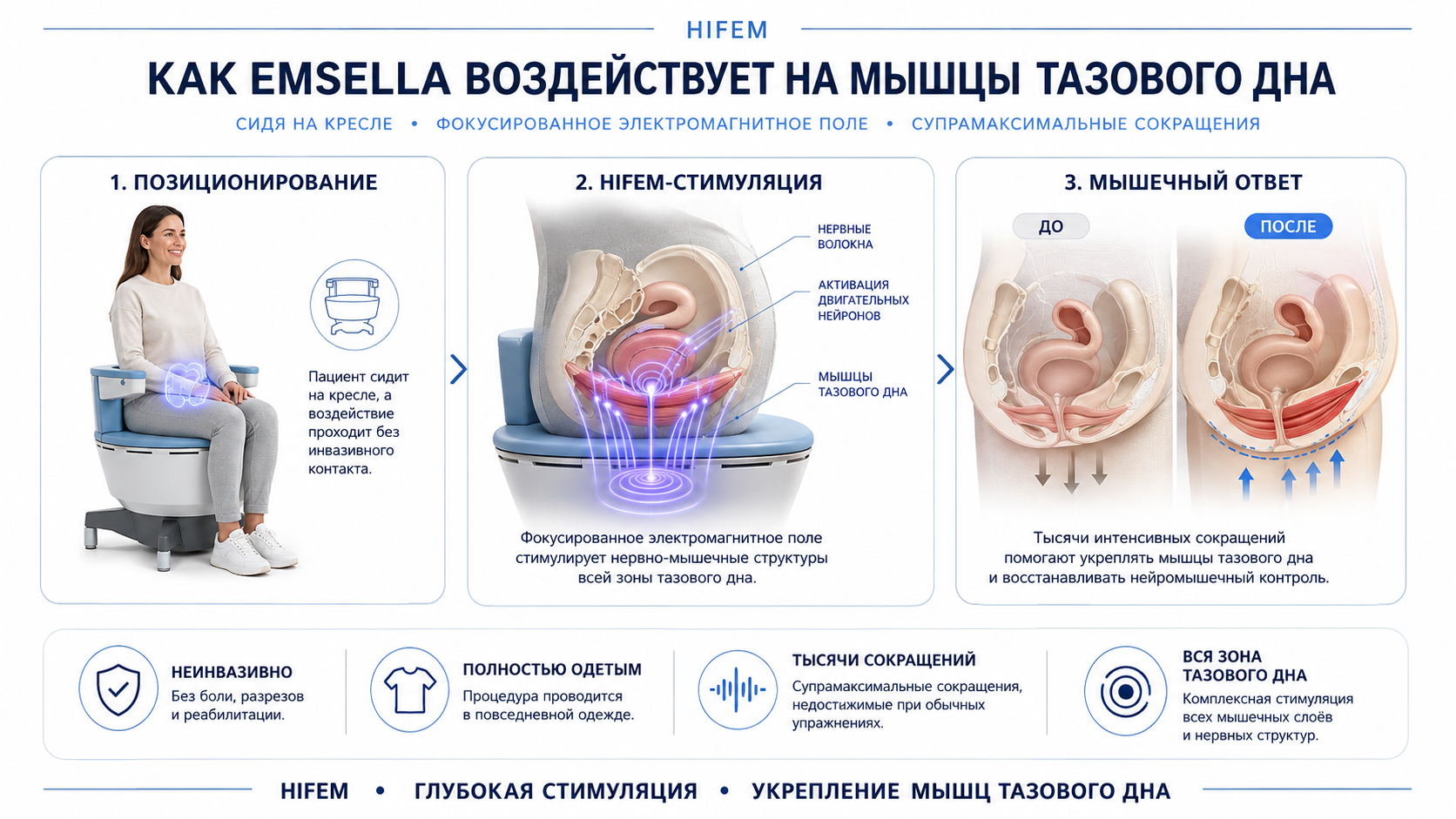 BTL EMSELLA, дополнительный материал