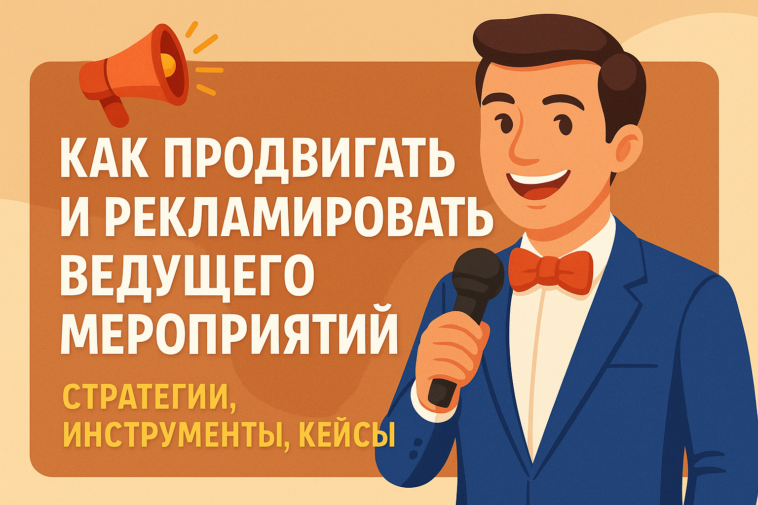 Продвижение и реклама ведущего мероприятий: стратегии, кейсы и секреты в 2025