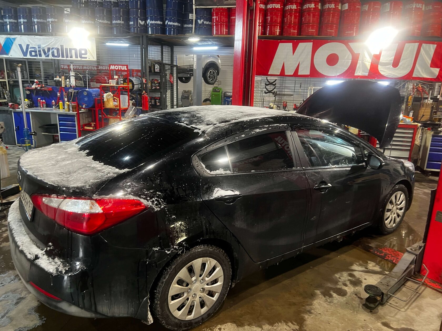 Проверка антифриза Kia Cerato