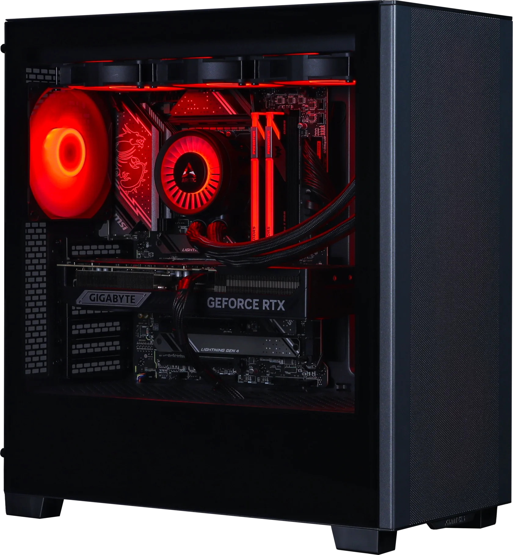 Игровой ПК INTEL I7-14700KF RTX 5070 TI чёрный