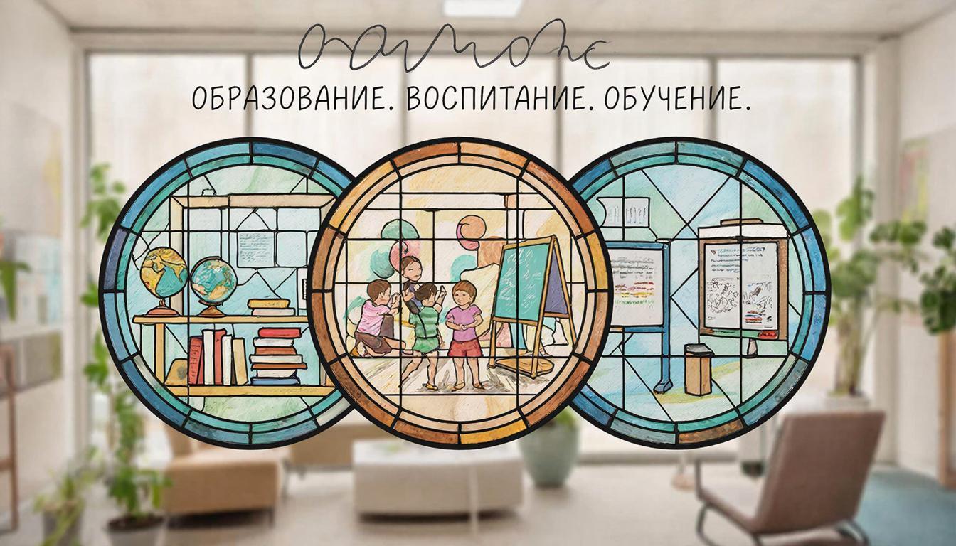 обучение воспитание и образование