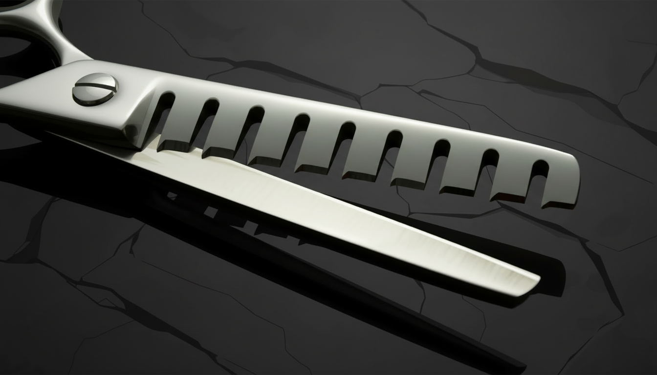 Флажковые филировочные парикмахерские ножницы Mizuka.