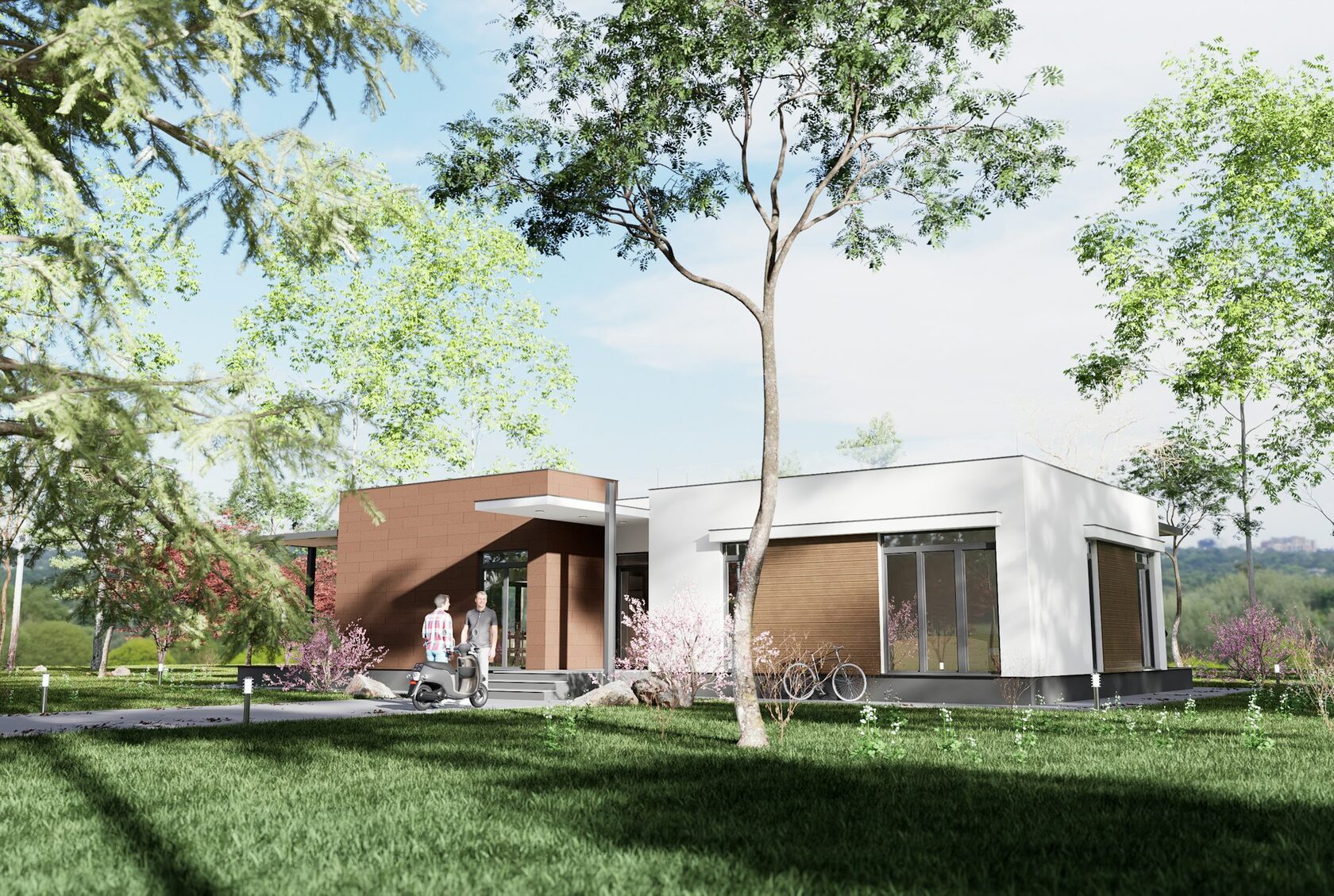 Обмерный план, импортированный в ArchiCAD