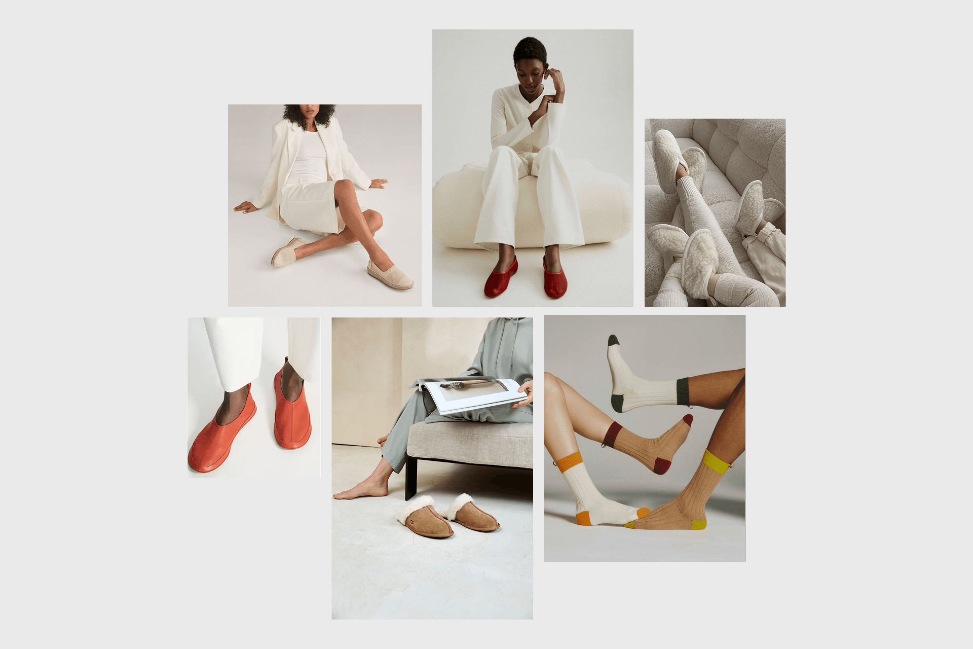 Концепция визуальной подачи продукта для SnugToes