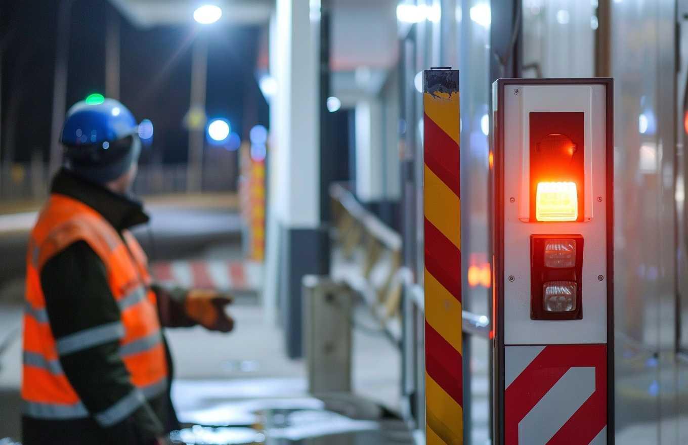 шлагбаум антивандальный