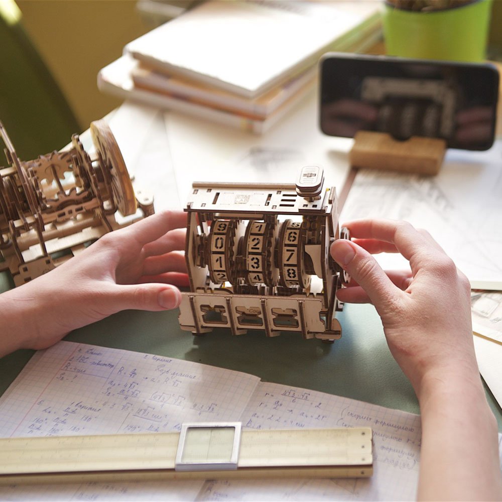 Diy science. 3d-пазл UGEARS курвиметр Stem. Сборная модель UGEARS 70130. Оживающие деревянные конструкторы. Сборная модель UGEARS 70130 сколько деталей.