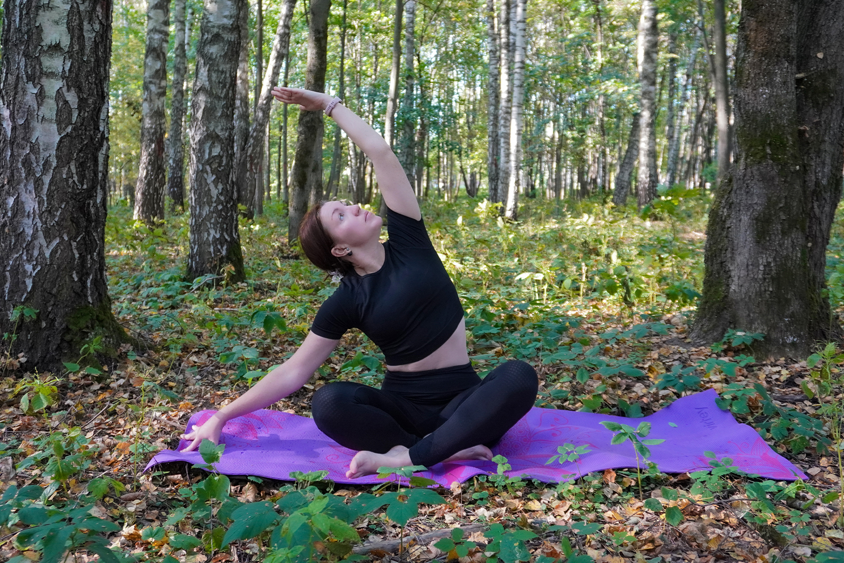 Йога в лесу | Екатерина Богонина
