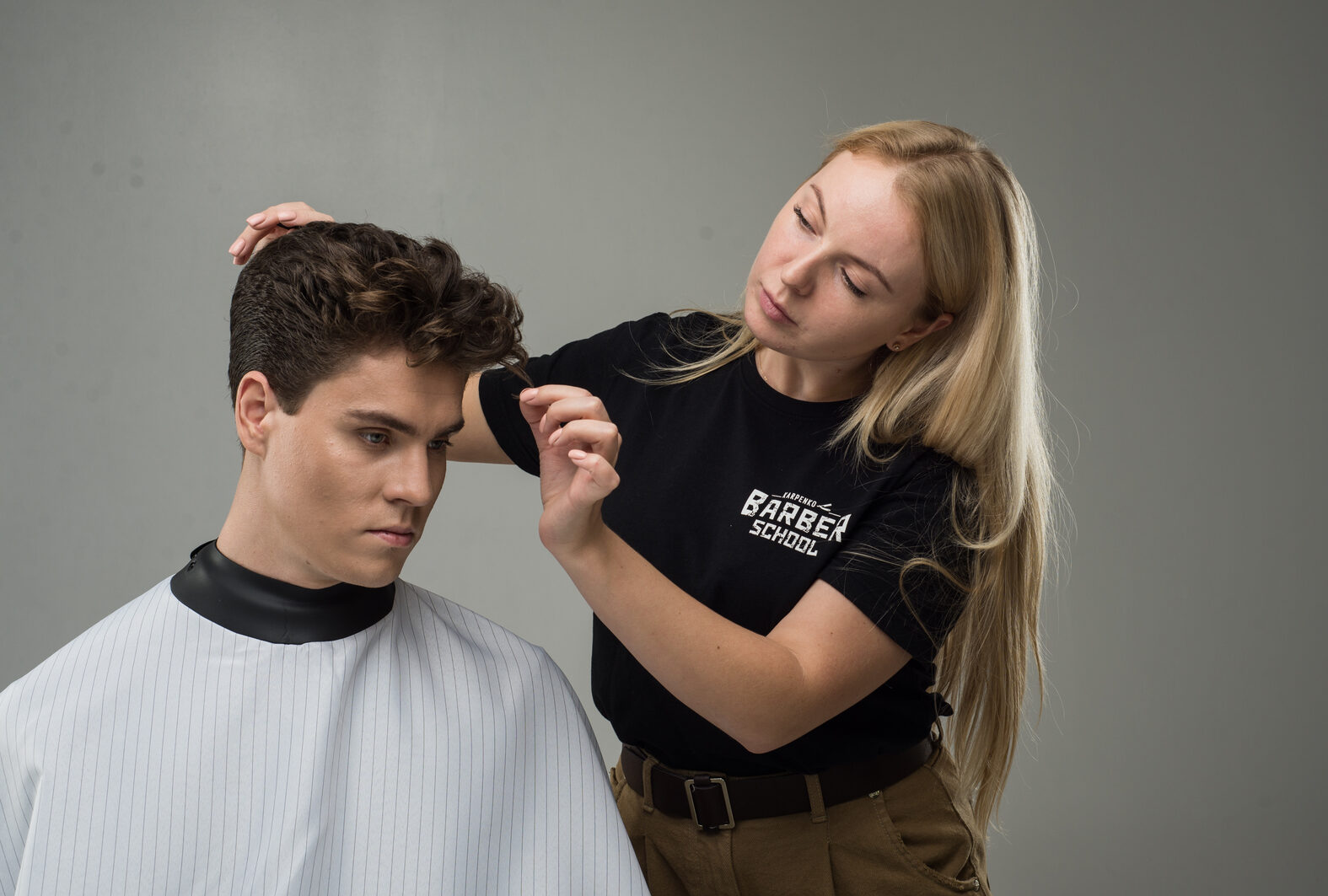 Barber from Ukraine in Antwerp