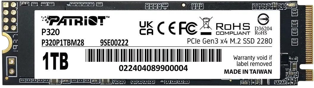M.2 NVMe Patriot P320 1Tb